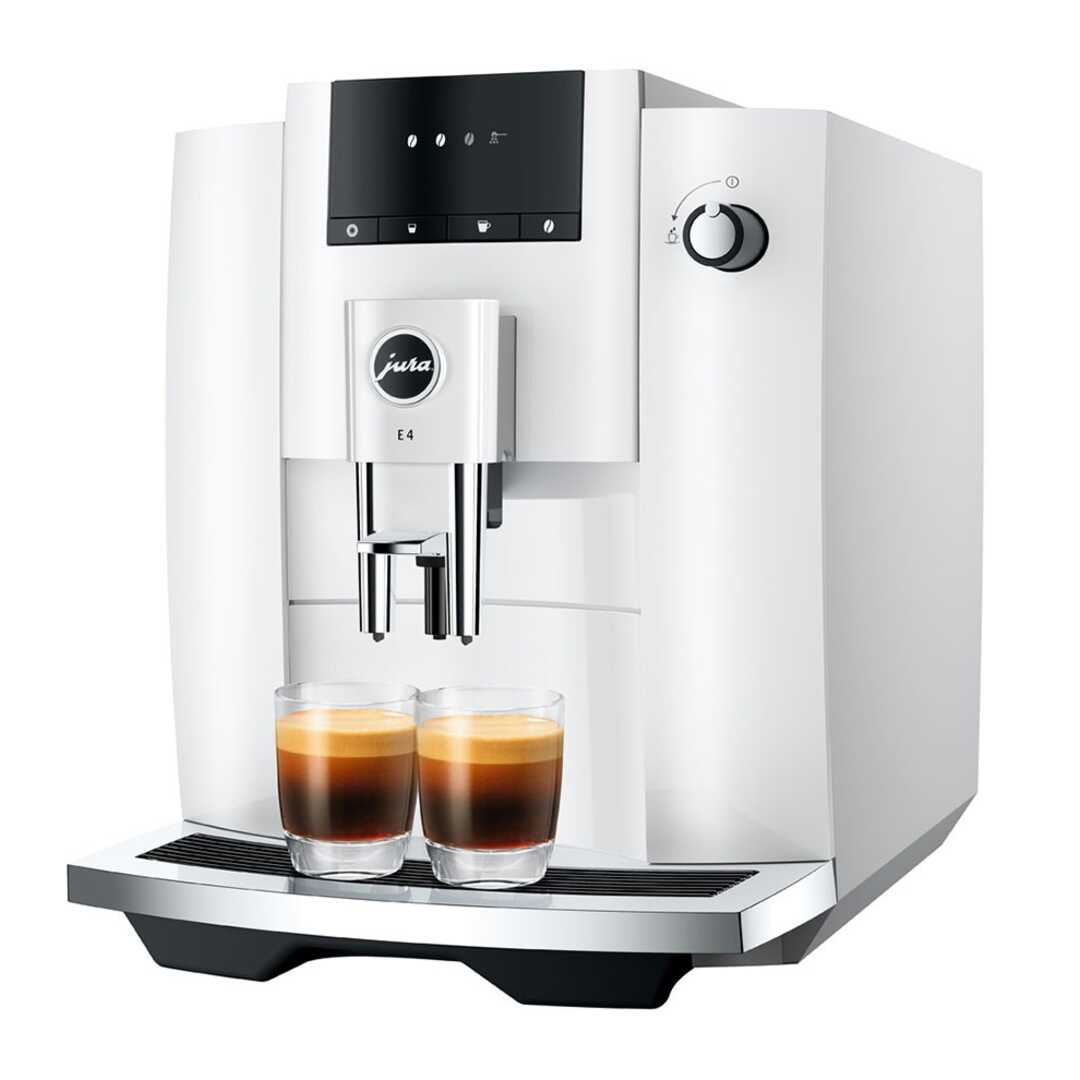 CAFET. JURA E4 PIANO WHITE SUPERAUT 15433